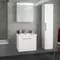 Мебель для ванной подвесная «Diborg» Lande 65 с ящиком белая, картинка №2