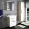 Мебель для ванной подвесная «Diborg» Lande Q 70 с 2 ящиками белая/дуб, картинка №2