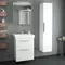 Мебель для ванной подвесная «Diborg» Lande Q 60 с 2 ящиками белая, картинка №2