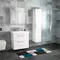 Мебель для ванной подвесная «Diborg» Lande Q 80 с 2 ящиками белая, картинка №2