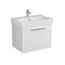 Мебель для ванной подвесная «Diborg» Lande Q 70 с ящиком белая, фотография №3