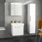 Мебель для ванной подвесная «Diborg» Lande Q 60 с ящиком белая, картинка №2