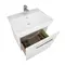 Мебель для ванной подвесная «Diborg» Lande Q 60 с ящиком белая, изображение №4