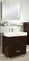 Мебель для ванной «Aquaton» Америна 80 Н тёмно-коричневая, фото №1