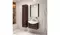 Мебель для ванной подвесная «Aquaton» Ария 80 тёмно-коричневая, картинка №6
