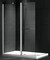 Душевая дверь «Gemy» New Rockcoco S03161D 150/90/190 прозрачная универсальная, фото №1