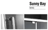 Душевая дверь «Gemy» Sunny Bay S28191A 100/190 прозрачная универсальная, фотография №3