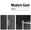 Душевая дверь «Gemy» Modern Gent  S25191C 120/200 прозрачная универсальная, фотография №3
