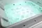 Гидромассажная ванна акриловая «Gemy» G9268 K 185/150 с каркасом с сифоном белая, фото №5