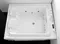 Гидромассажная ванна акриловая «Gemy» G9268 K 185/150 с каркасом с сифоном белая, фотография №7