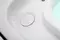 Гидромассажная ванна акриловая «Gemy» G9268 K 185/150 с каркасом с сифоном белая, фотография №11
