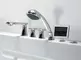 Гидромассажная ванна акриловая «Gemy» G9225 K 172/91 с каркасом с сифоном белая, фотография №3