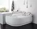Гидромассажная ванна «Gemy» G9083 B 180/121 с каркасом с сифоном белая правая, изображение №4