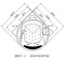Гидромассажная ванна акриловая «Gemy» G9071 II K 181/181 с каркасом с сифоном белая, картинка №6