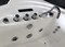 Гидромассажная ванна акриловая «Gemy» G9071 II K 181/181 с каркасом с сифоном белая, фотография №3