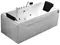 Гидромассажная ванна акриловая «Gemy» G9065 K 175/85 с каркасом с сифоном белая правая, картинка №2