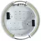 Гидромассажная ванна акриловая «Gemy» G9060 K 210/210 с каркасом с сифоном белая, фото №1