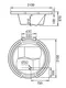 Гидромассажная ванна акриловая «Gemy» G9060 K 210/210 с каркасом с сифоном белая, изображение №4