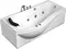 Гидромассажная ванна акриловая «Gemy» G9010 B 173/83 с каркасом с сифоном белая правая, фото №1
