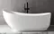 Ванна акриловая «Abber» AB9288 180/89 с каркасом с сифоном белая, картинка №2