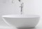 Ванна акриловая «Abber» AB9284 178/98 с каркасом с сифоном белая, фото №1
