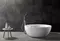 Ванна акриловая «Abber» AB9279 150/150 с каркасом с сифоном белая, картинка №2