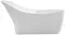 Ванна акриловая «Abber» AB9245 169/75 с каркасом с сифоном белая, фото №1