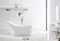 Ванна акриловая «Abber» AB9245 169/75 с каркасом с сифоном белая, изображение №4