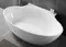 Ванна акриловая «Abber» AB9237 172/103 с каркасом с сифоном белая, картинка №2