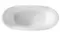 Ванна акриловая «Abber» AB9236 170/80 с каркасом с сифоном белая, фотография №3