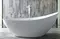 Ванна акриловая «Abber» AB9233 184/79 с каркасом с сифоном белая, картинка №2