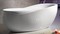 Ванна акриловая «Abber» AB9232 180/85 с каркасом с сифоном белая, фото №1