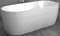 Ванна акриловая «Abber» AB9219 175/80 с каркасом с сифоном белая, картинка №2