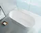 Ванна акриловая «Abber» AB9219 175/80 с каркасом с сифоном белая, фото №9