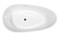 Ванна акриловая «Abber» AB9211B 170/85 с каркасом с сифоном белая/чёрная, картинка №2