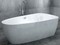 Ванна акриловая «Abber» AB9210 170/90 с каркасом с сифоном белая, картинка №2