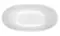 Ванна акриловая «Abber» AB9207 165/80 с каркасом с сифоном белая, изображение №4