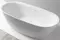 Ванна акриловая «Abber» AB9205 180/84 с каркасом с сифоном белая, картинка №2