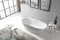 Ванна акриловая «Abber» AB9205 180/84 с каркасом с сифоном белая, фотография №3