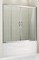 Шторка на ванну стеклянная «Gemy» New Tradition S12192A 150/150 прозрачная/хром, фото №1