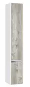 Пенал «Aquaton» Капри 30 подвесной бетон пайн/белый правый, фото №1