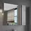 Зеркало с шкафчиком «Comforty» Эдинбург 90 без света бетон светлый универсальный, фото №1
