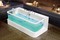 Гидромассажная ванна акриловая «Cerutti» C-451 170/85 с каркасом с сифоном белая, картинка №2