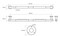 Поручень «Bemeta» Omega 104507681 на стену хром/чёрный, картинка №2 Поручень «Bemeta» Omega 104507681 на стену хром/чёрный, картинка №2