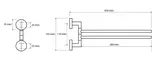 Полотенцедержатель двойной поворотный «Bemeta» Omega 104204102 на стену хром, картинка №2