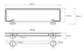 Полка в ванну «Bemeta» Omega 104102202 на стену хром, картинка №2