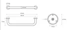 Поручень «Bemeta» Neo 102307015 на стену хром, картинка №2
