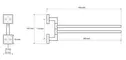 Полотенцедержатель двойной поворотный «Bemeta» Beta 132204102 на стену хром, картинка №2