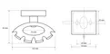 Держатель зубных щеток «Bemeta» Beta 132110032 на стену хром, картинка №2