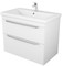Мебель для ванной подвесная «Alvaro Banos» Viento maximo 80 белая, фотография №3